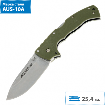 Складной нож COLD STEEL 4-MAX SCOUT 62RQODSW